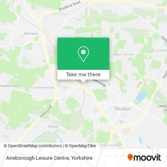 Aireborough Leisure Centre map