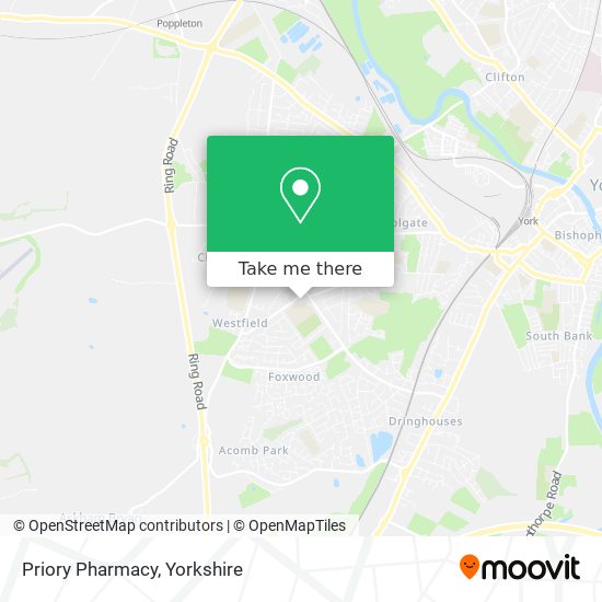 Priory Pharmacy map