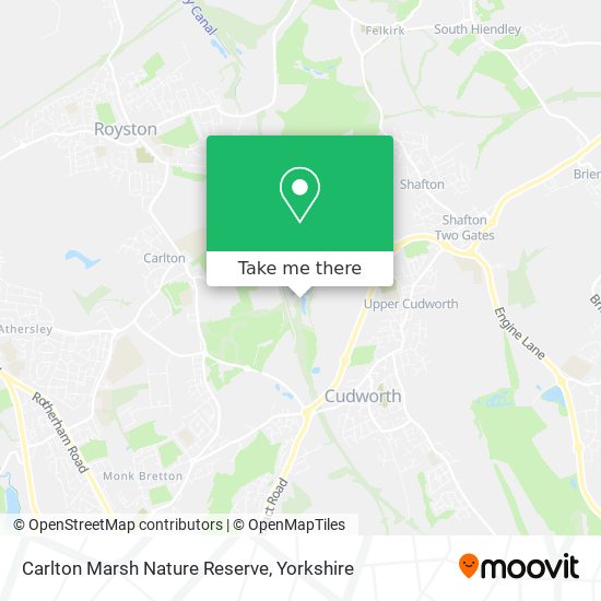 Carlton Marsh Nature Reserve map