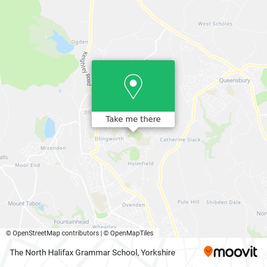 The North Halifax Grammar School map