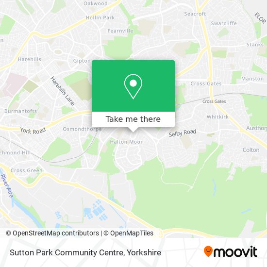 Sutton Park Community Centre map
