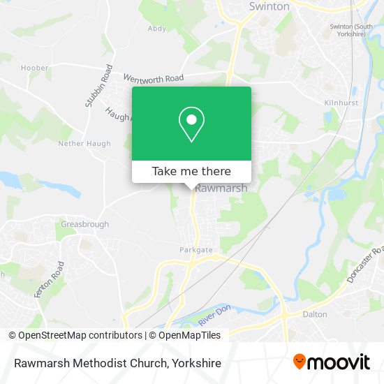 Rawmarsh Methodist Church map