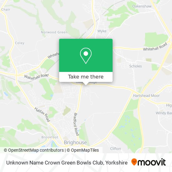 Unknown Name Crown Green Bowls Club map