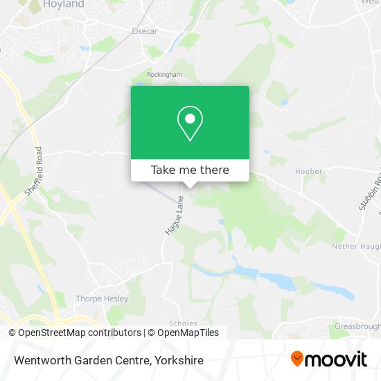 Wentworth Garden Centre map