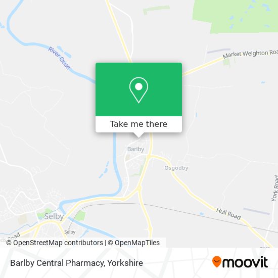 Barlby Central Pharmacy map