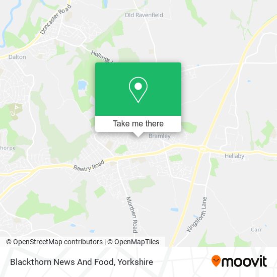 Blackthorn News And Food map