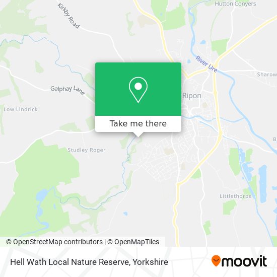 Hell Wath Local Nature Reserve map