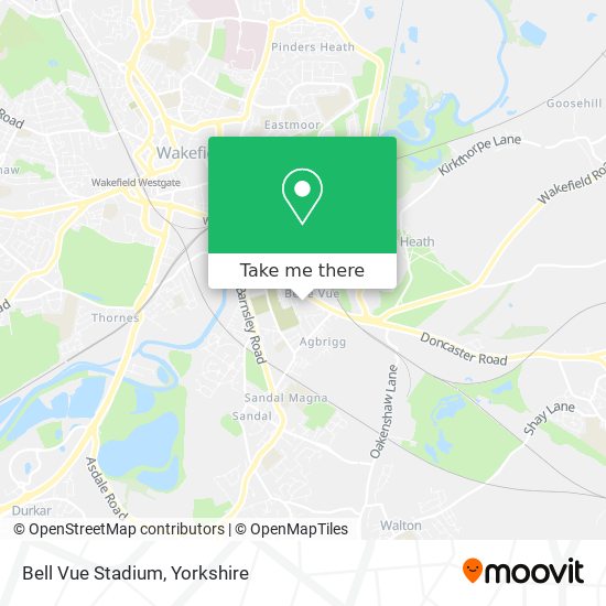 Bell Vue Stadium map
