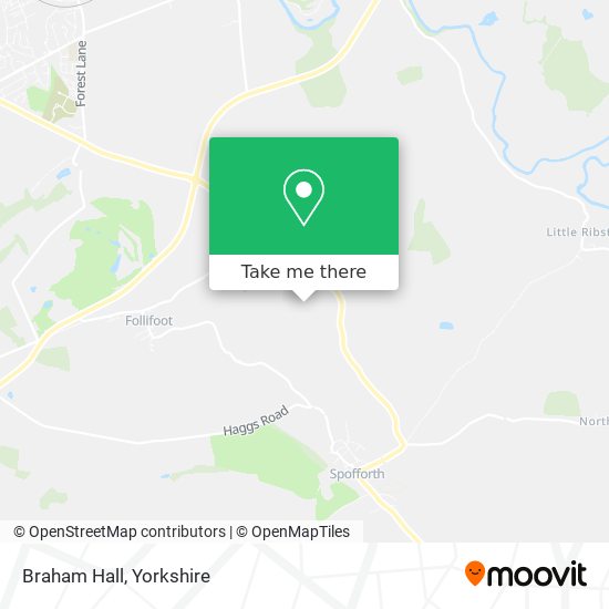 Braham Hall map