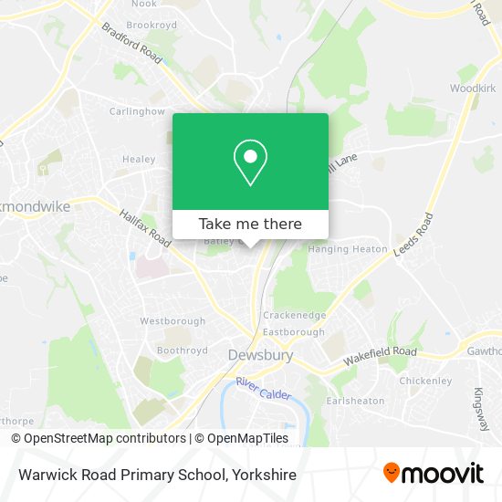 Warwick Road Primary School map