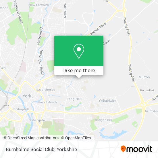 Burnholme Social Club map