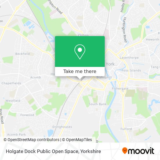 Holgate Dock Public Open Space map