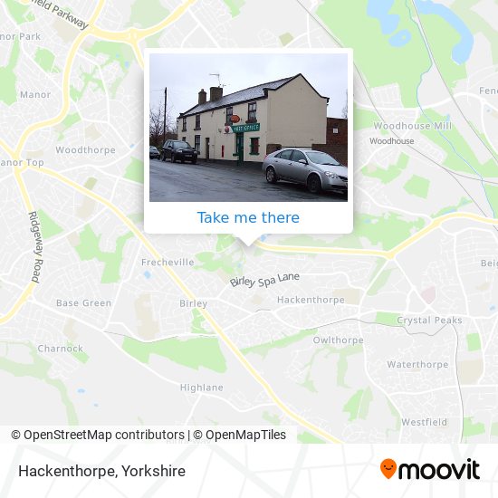 Hackenthorpe map