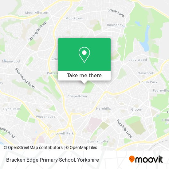 Bracken Edge Primary School map