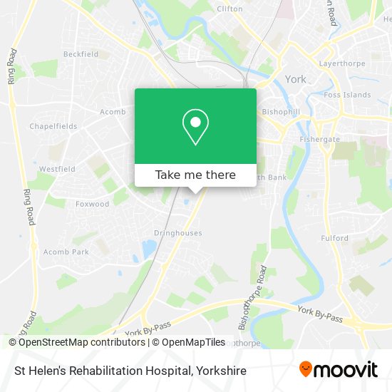 St Helen's Rehabilitation Hospital map