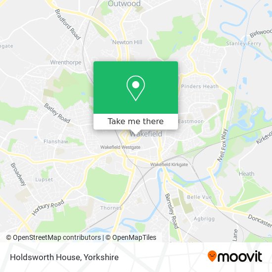 Holdsworth House map