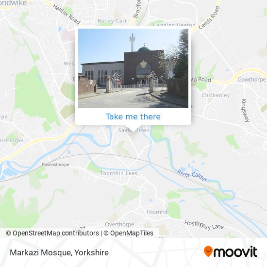 Markazi Mosque map