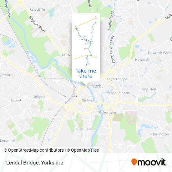 Lendal Bridge map