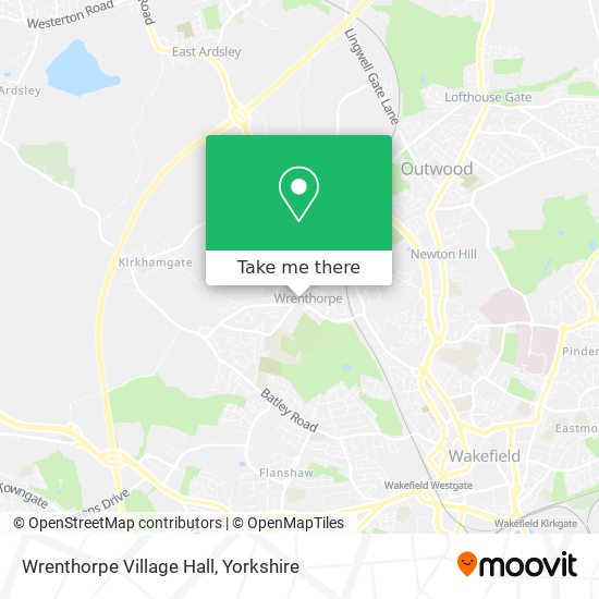 Wrenthorpe Village Hall map