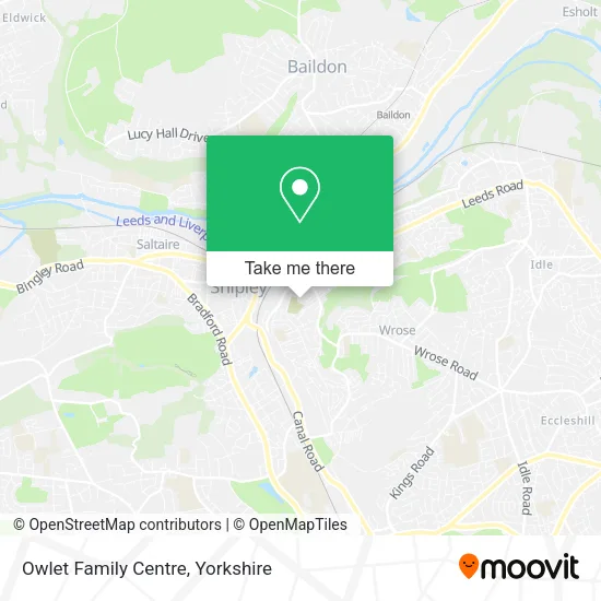 Owlet Family Centre map