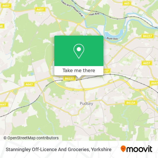 Stanningley Off-Licence And Groceries map