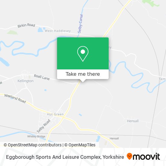 Eggborough Sports And Leisure Complex map