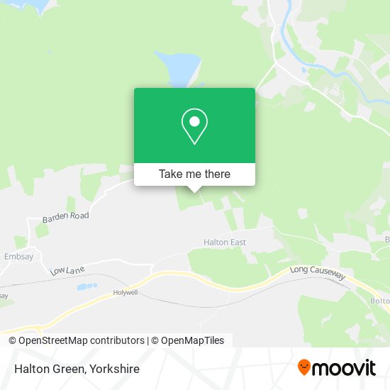 Halton Green map
