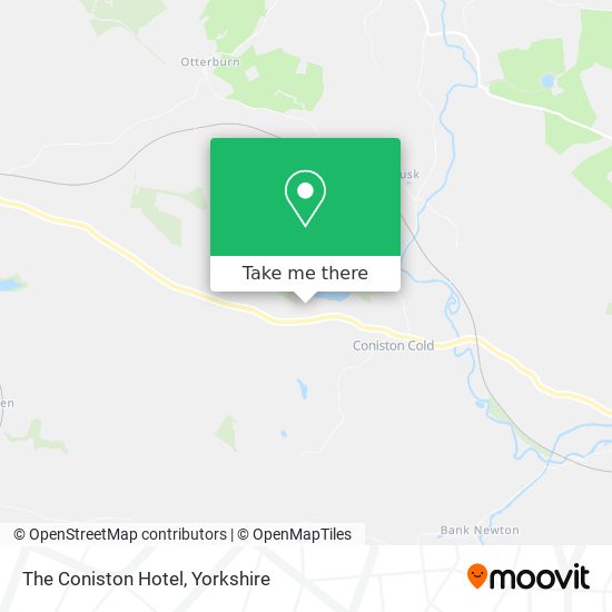 The Coniston Hotel map