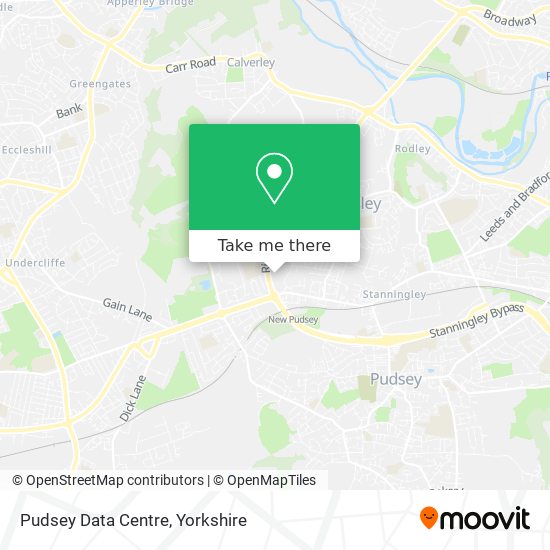 Pudsey Data Centre map