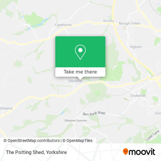 The Potting Shed map