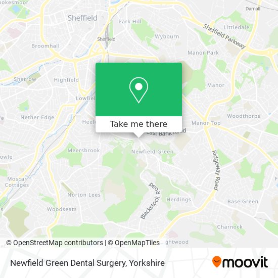 Newfield Green Dental Surgery map