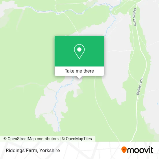 Riddings Farm map