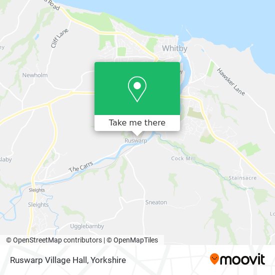 Ruswarp Village Hall map