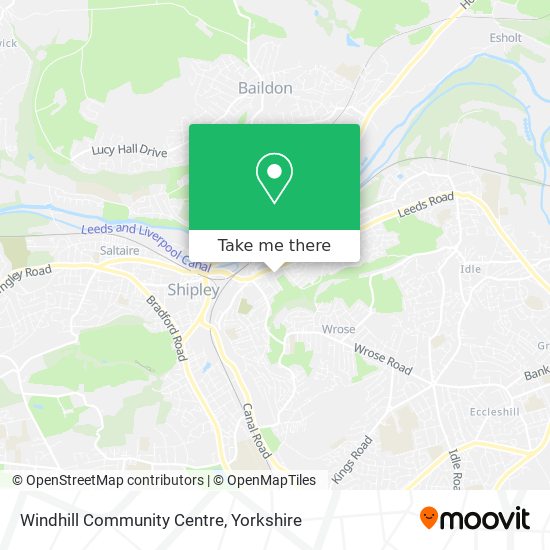 Windhill Community Centre map