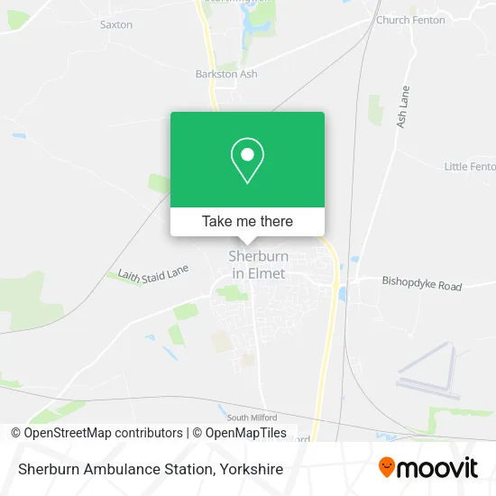 Sherburn Ambulance Station map