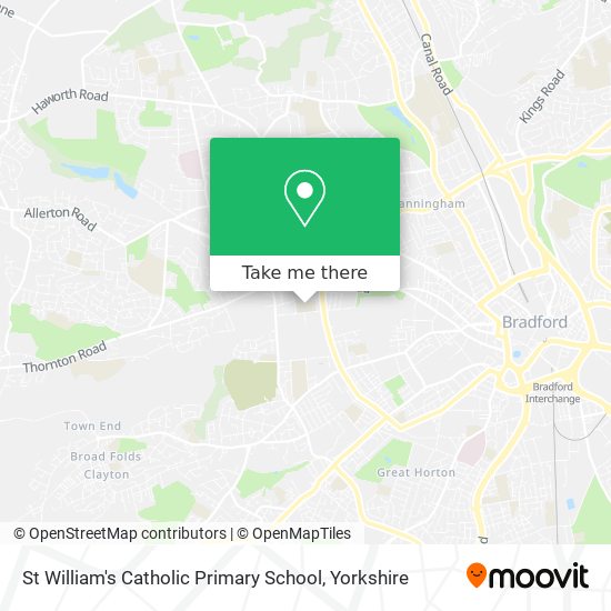 St William's Catholic Primary School map
