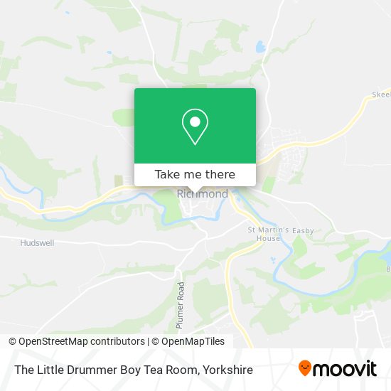 The Little Drummer Boy Tea Room map