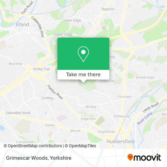 Grimescar Woods map