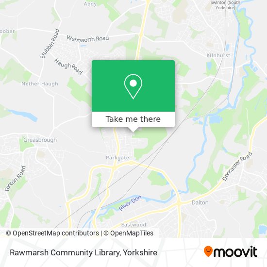 Rawmarsh Community Library map