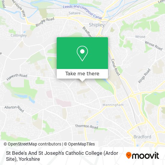 St Bede's And St Joseph's Catholic College (Ardor Site) map