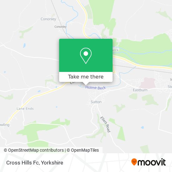 Cross Hills Fc map