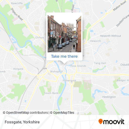 Fossgate map