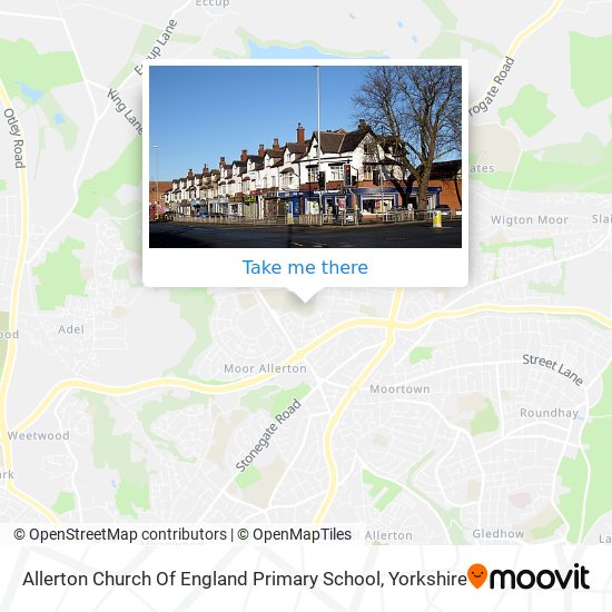 Allerton Church Of England Primary School map