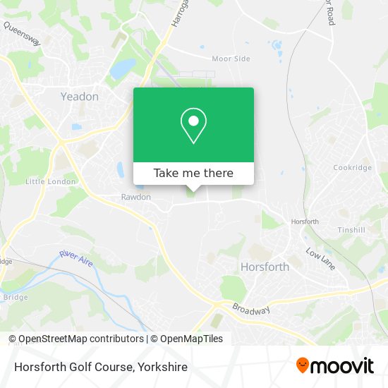 Horsforth Golf Course map