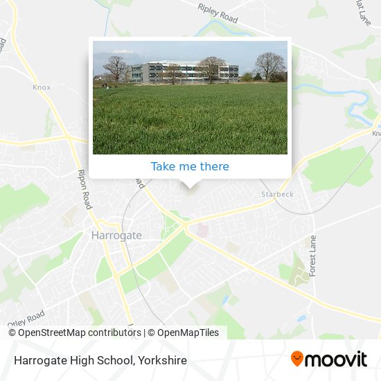 Harrogate High School map