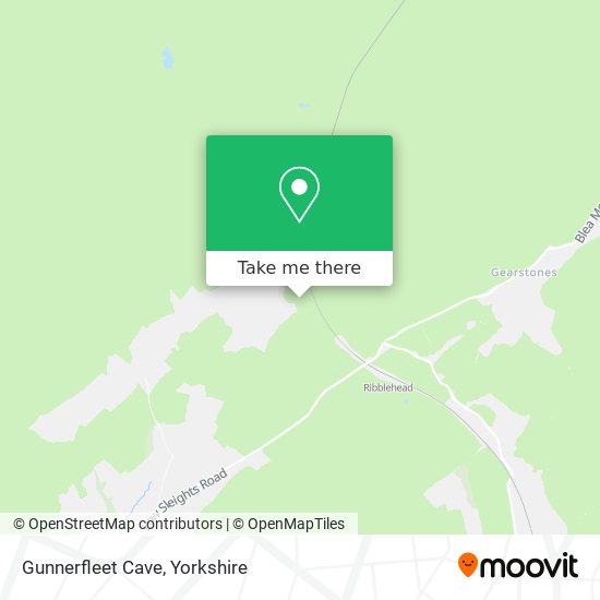 Gunnerfleet Cave map