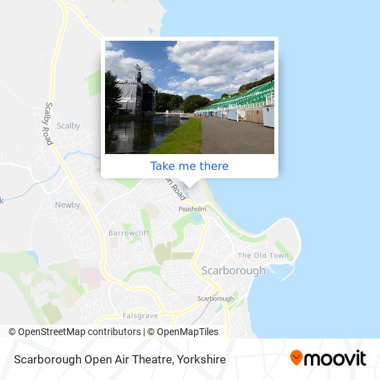 Scarborough Open Air Theatre map