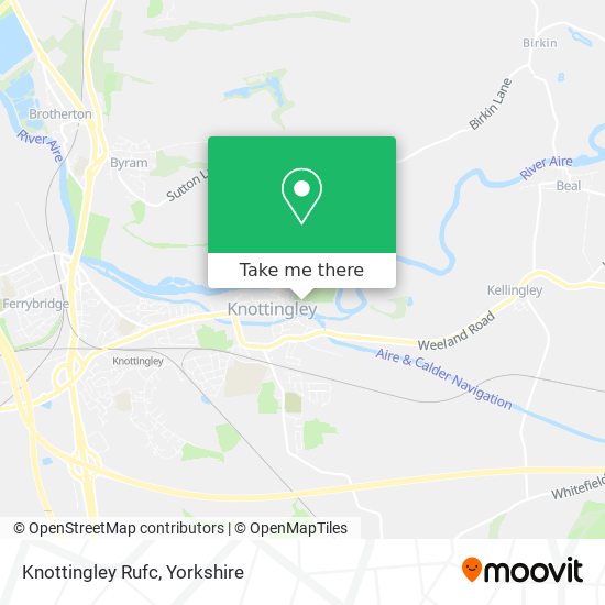 Knottingley Rufc map