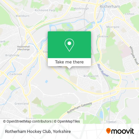 Rotherham Hockey Club map