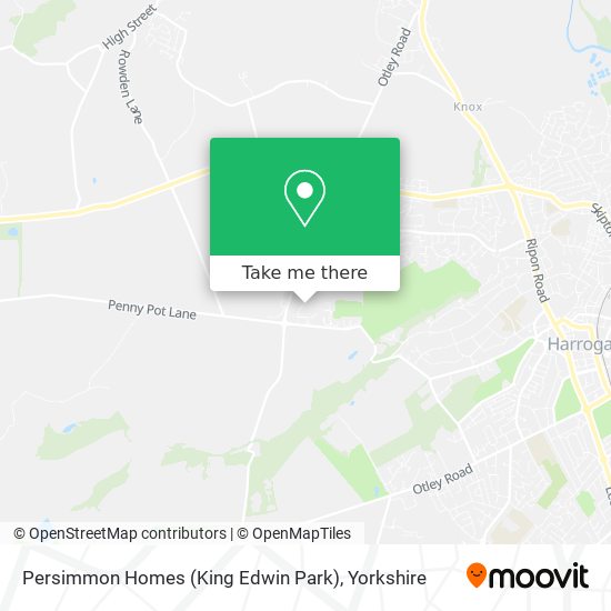 Persimmon Homes (King Edwin Park) map